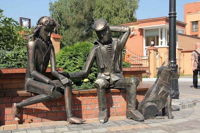 Скульптуры, украшающие Новосибирск 
