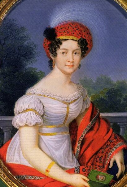 Екатерина Павловна, 1816−1819, портрет Флейшмана