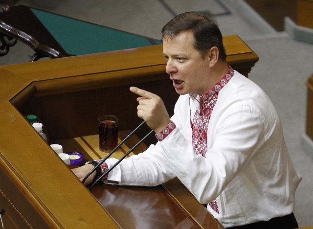 Фото. Один из лидеров украинских правых Олег Ляшко  © STR | GLOBALLOOKPRESS.COM