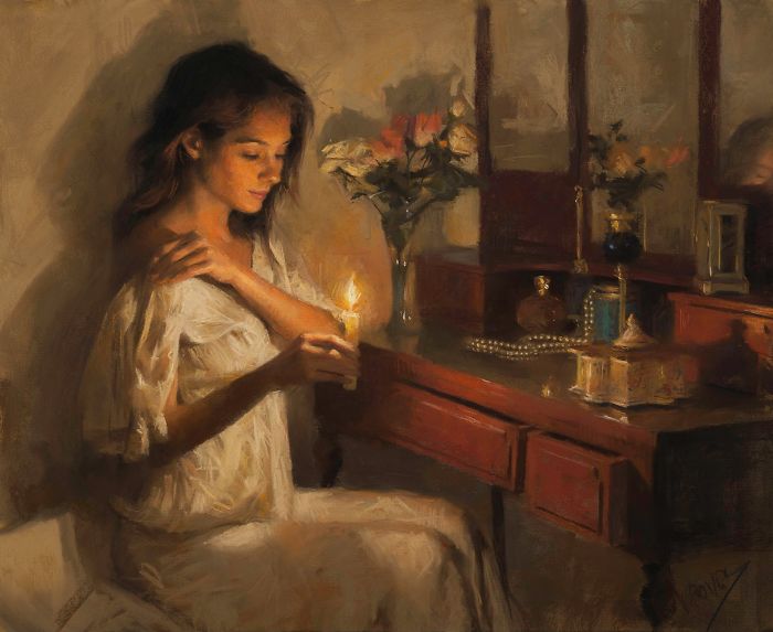 Красота и сила женщин в картинах Vicente Romero Redondo Красота и сила женщин
