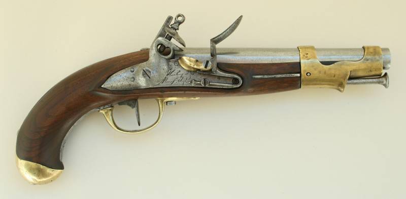 Французский кавалерийский кремневый пистолет An 9