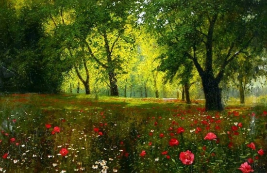 Моя любовь стала светлой рекой 