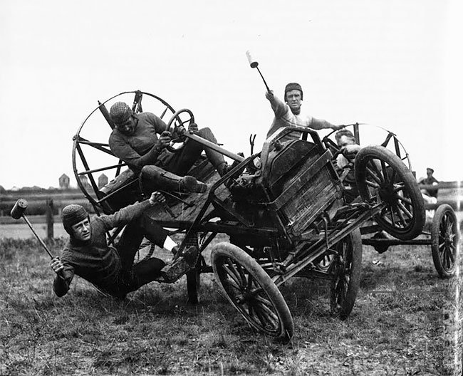 Автомобили вместо лошадей - Авто Поло начала 1900-х годов 