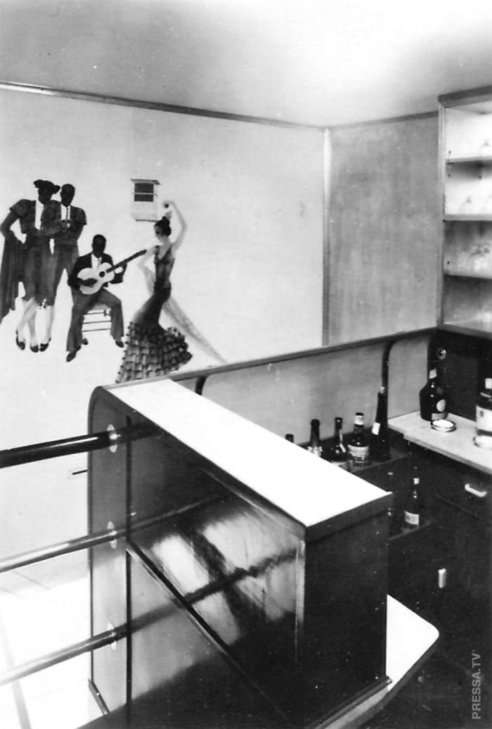 Редкие исторические фотографии: интерьеры дирижабля Редкие исторические фотографии: интерьеры дирижабля