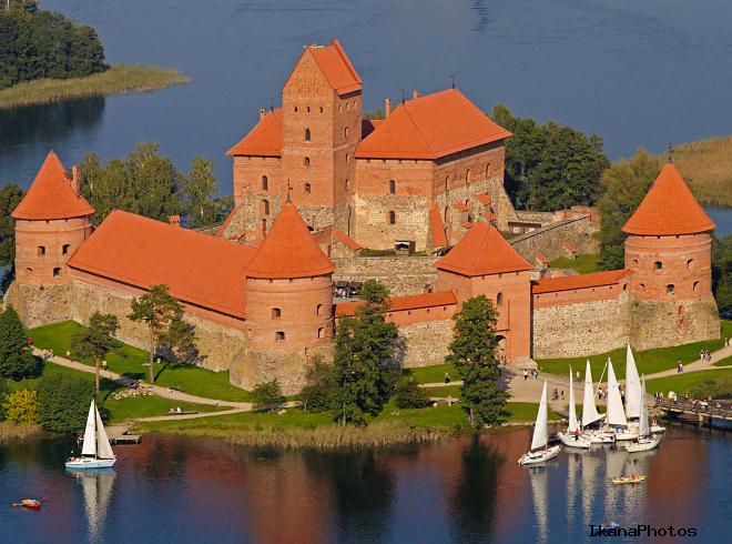 Тракайский замок Литва и Грюнвальдская битва