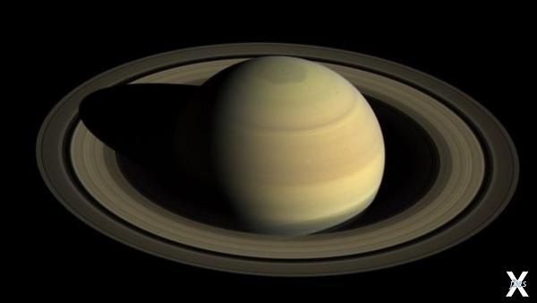 Сатурн - шестая планета от Солнца и в...