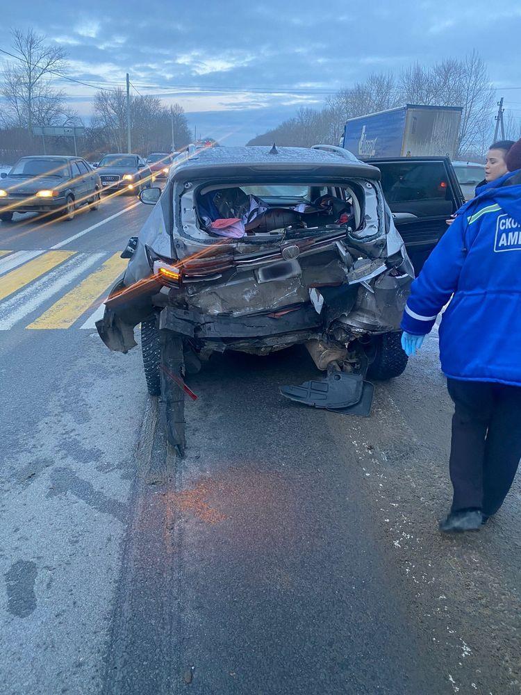 Полиция ищет очевидцев автокатастрофы на трассе в Рязанском районе