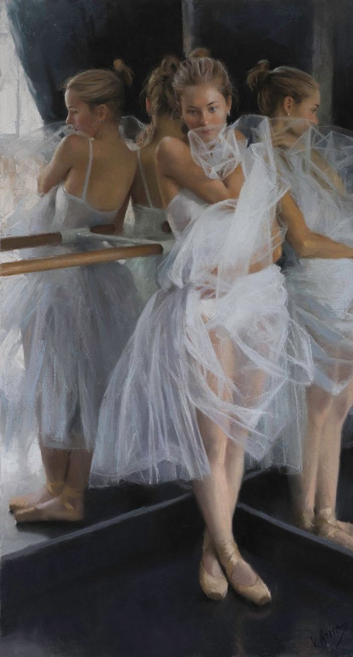 Красота и сила женщин в картинах Vicente Romero Redondo Красота и сила женщин