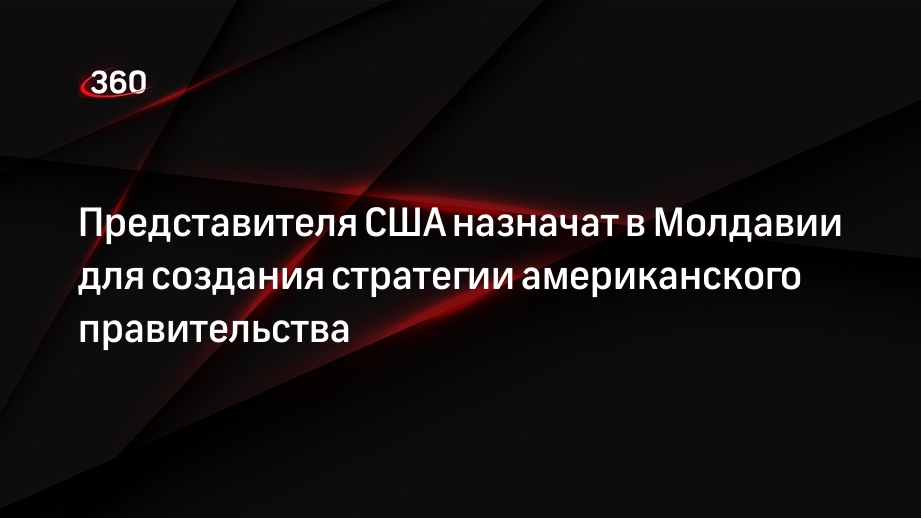 Представителя США назначат в Молдавии для создания стратегии американского правительства