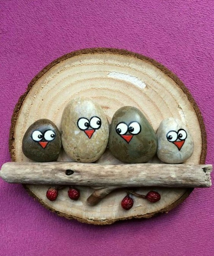 Как разрисовать камни своими руками