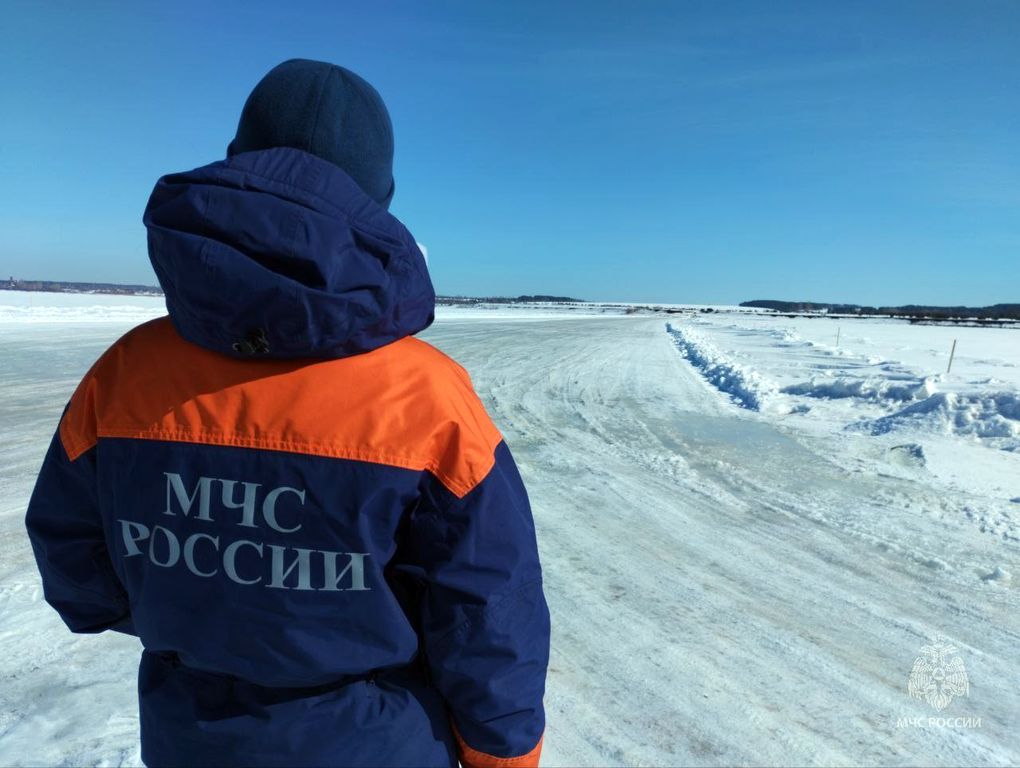 Грузоподъёмность ледовой переправы «Сарапул – Борок» снизил до 8 тонн