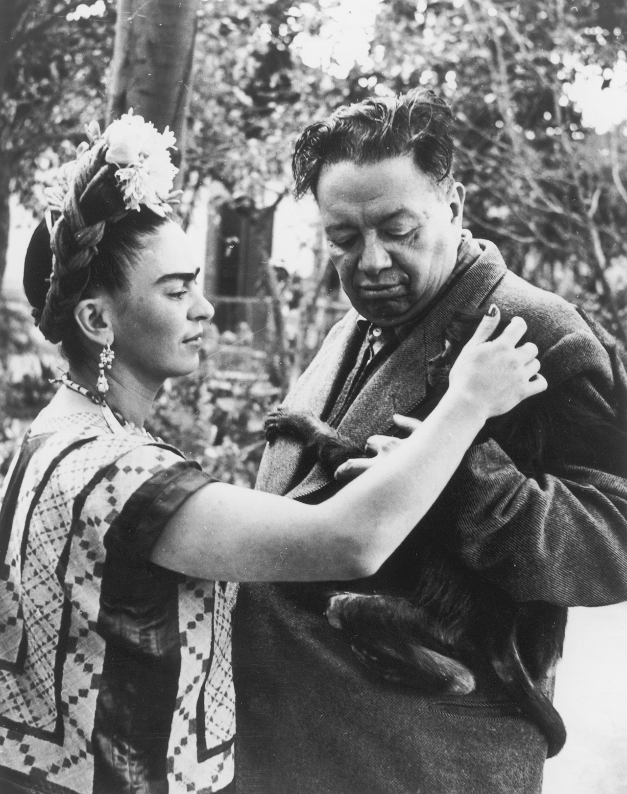Фрида Кало и Диего Ривера, 1945 год