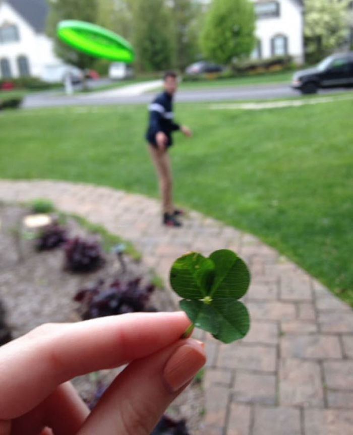 One Year Ago My Girlfriend Found A 4 Leaf Clover