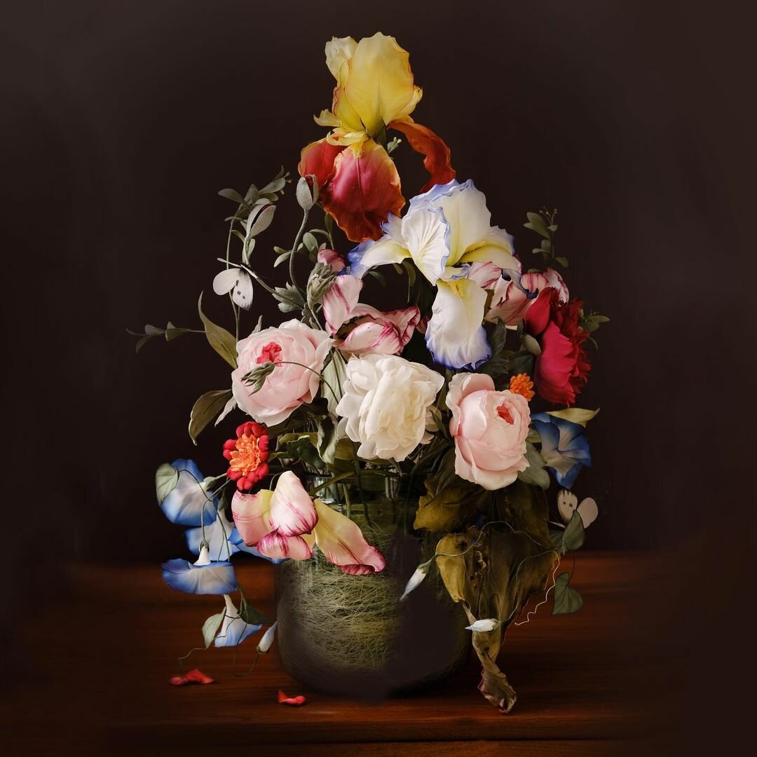 Шелковые цветы Юлии Володарской: не сразу поняла, что они не настоящие мастерство,рукоделие,творчество