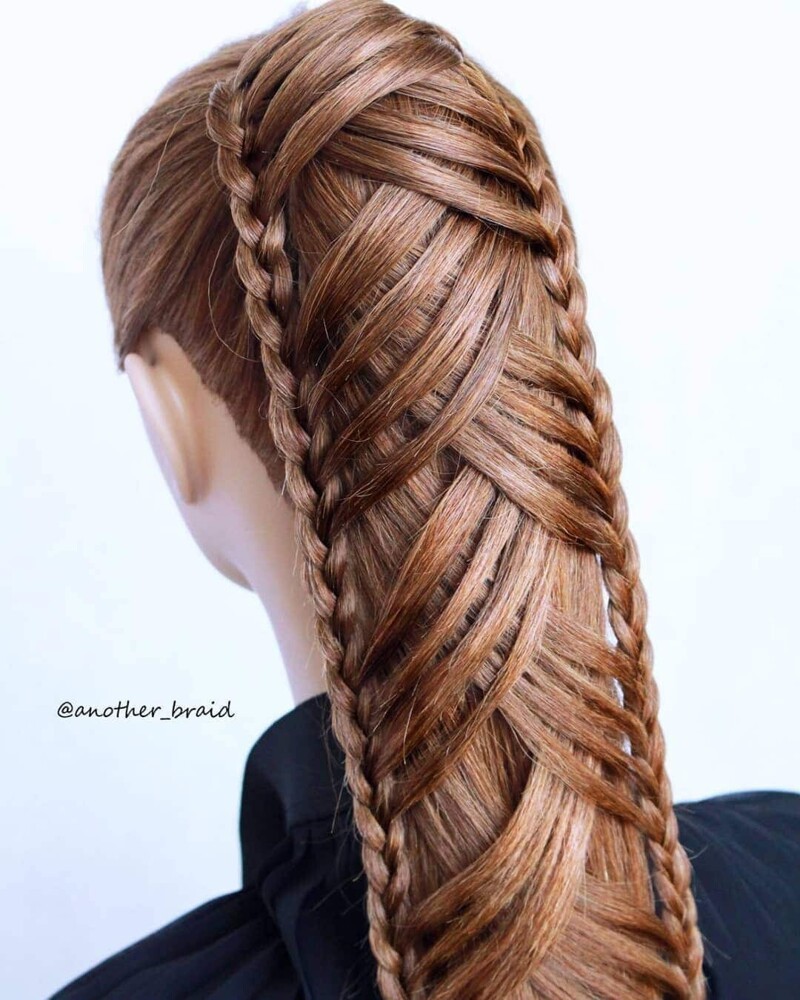 Это не просто косы, это - произведение искусства! ником, another_braid, художником, искусство, Сегодня, покажем, работы, девушки, Македонии, которую, хочется, назвать, парикмахером, Девушка, настоящее, страницу, инстаграме, которой, следят, более