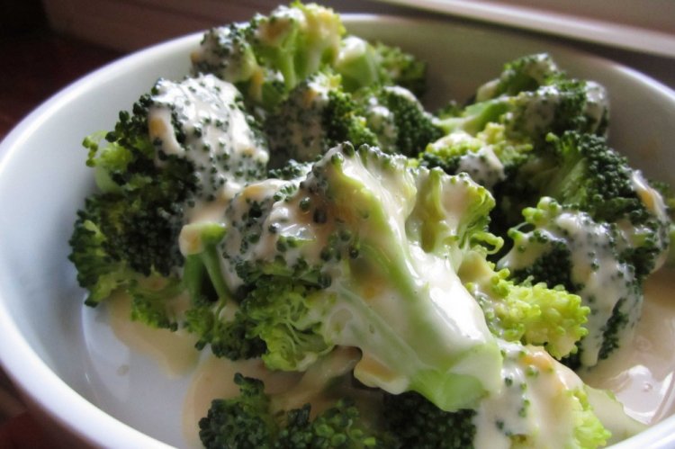 12 быстрых рецептов брокколи в сливочном соусе овощные блюда,рецепты