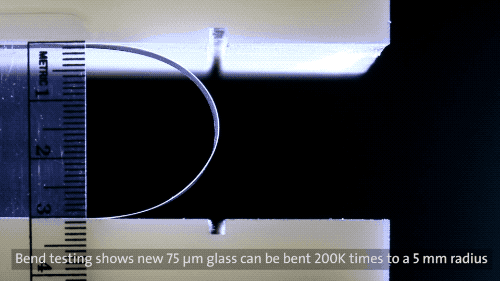 Производитель Gorilla Glass делает гнущееся стекло для гибких экранов Gorilla Glass