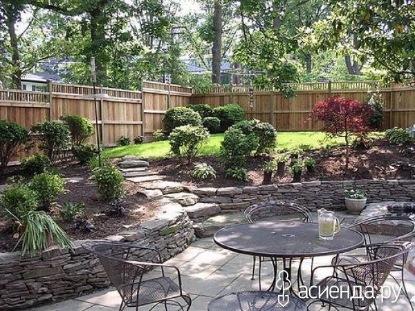 Площадка для отдыха на даче идеи
