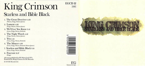 Картинки по запросу Состав King Crimson 1973-1974 годов. 
