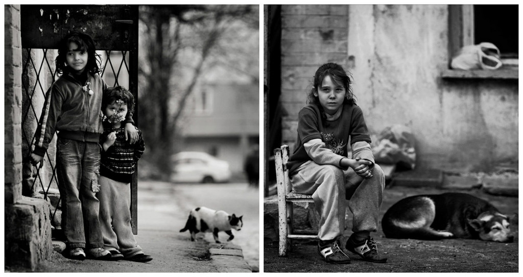 Чёрно-белые снимки с элегичными мотивами 