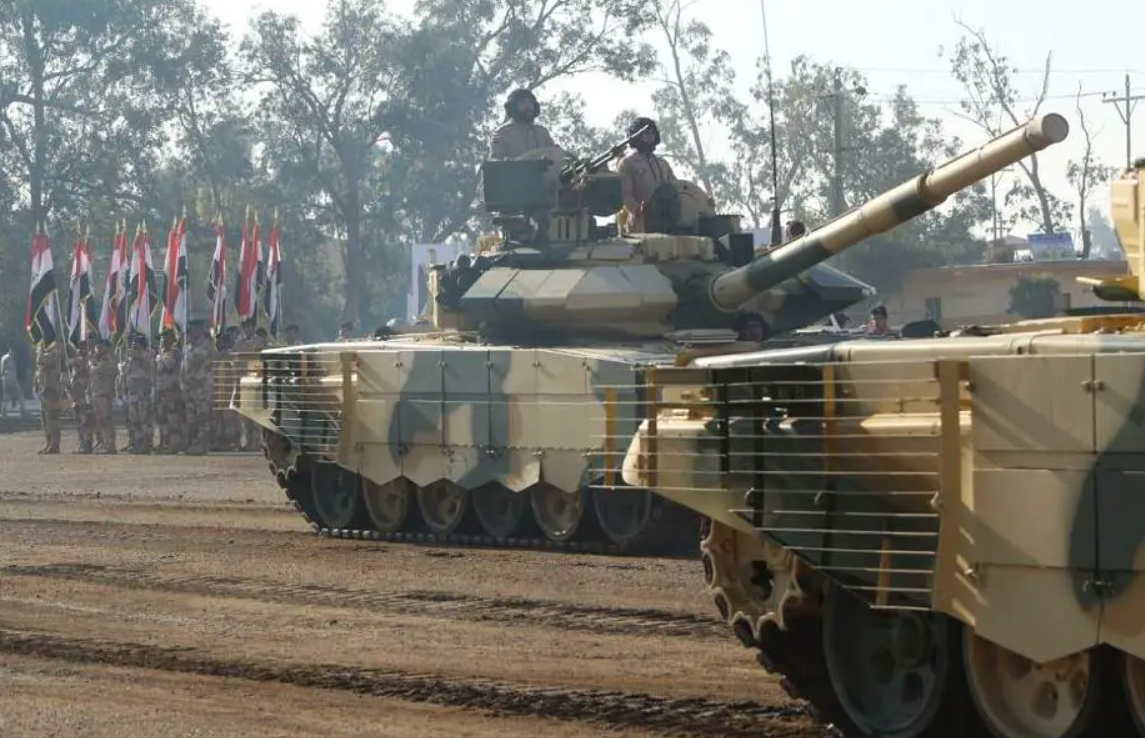 Т-90 из состава 9-й бронетанковой дивизии  сухопутных сил Ирака. Фото Iraqi News Agency