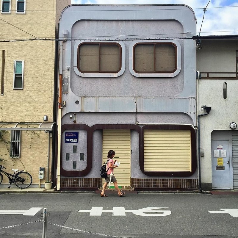 Парикмахерский салон "Ямасита" архитектура, дома, здания, киото, маленькие здания, местный колорит, фото, япония