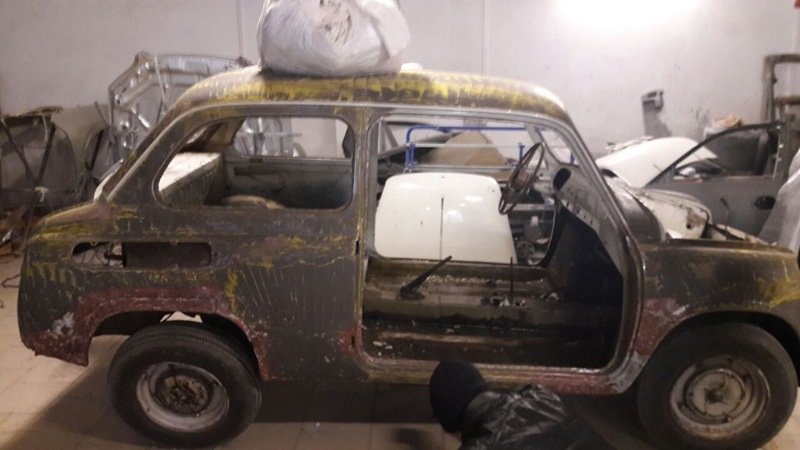 Реставрация ЗАЗ 965А 1967 года выпуска 1967 год, ЗАЗ-965А, авто, реставрация