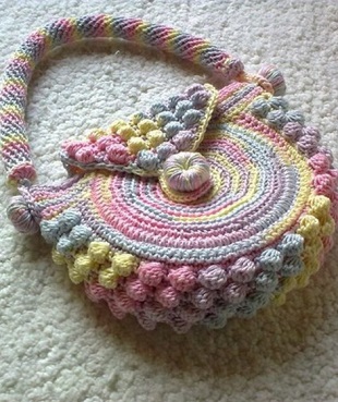 Вязание круглой сумки крючком
