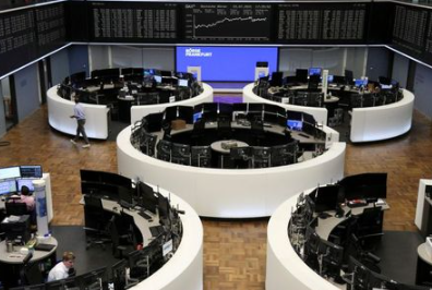 The German share price index DAX graph is pictured at the stock exchange in Frankfurt, Germany, July 23, 2021. REUTERS/Staff