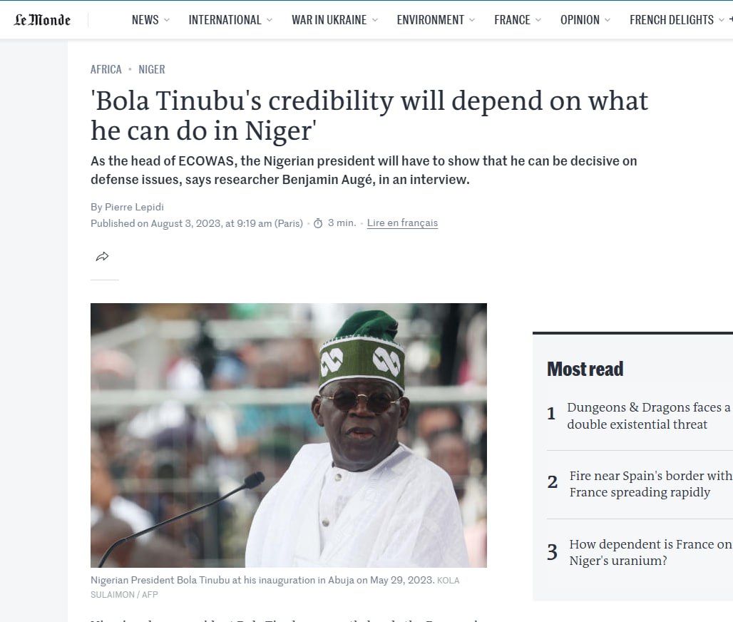 Нигер: Новая африканская война или всеобщее восстание против Запада геополитика