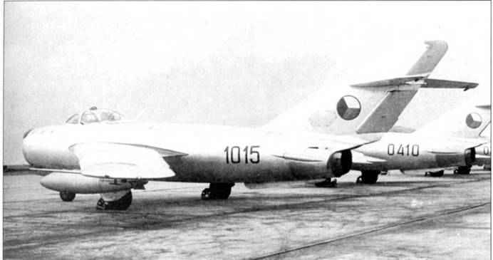 ПВО Чехословакии. Послевоенная истребительная авиация ввс