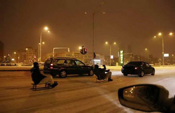 Фото, которые возможно было сделать только в России. Часть 67 (40 фото)