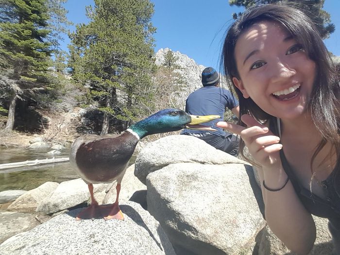 My Selfie With A Duck