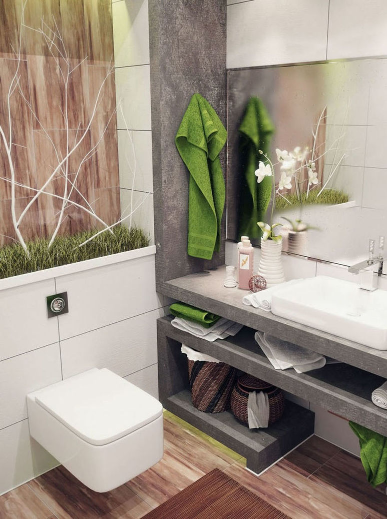 Дизайн тайной комнаты. Как стильно оформить туалет?