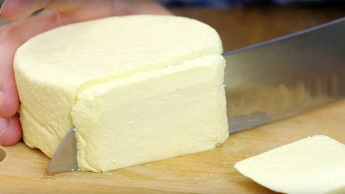 Всего три ингредиента и вы прекратите покупать сыр в магазине! блюда из молока,домашний сыр