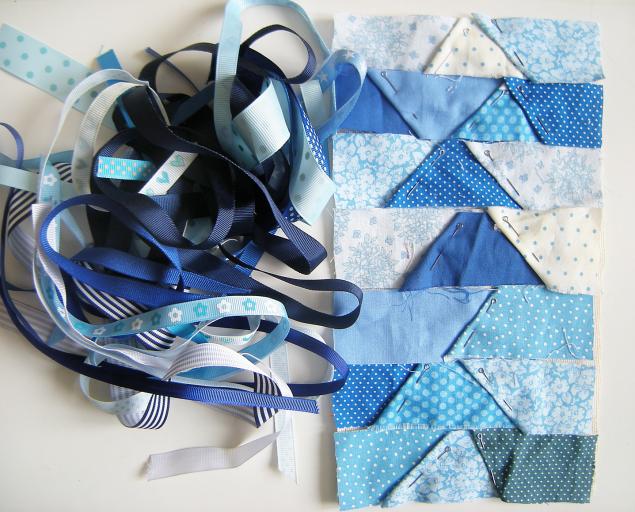 Интересный способ утилизации мелких лоскутков Интересный способ утилизации мелких лоскутков женские хобби