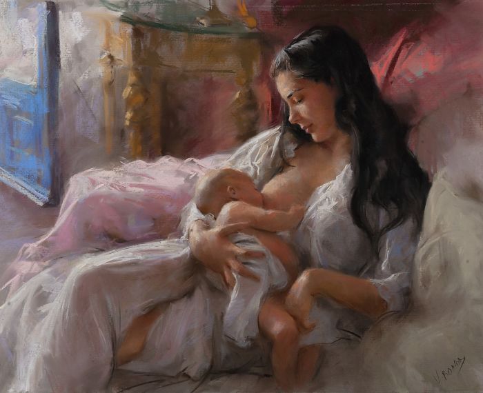 Красота и сила женщин в картинах Vicente Romero Redondo Красота и сила женщин