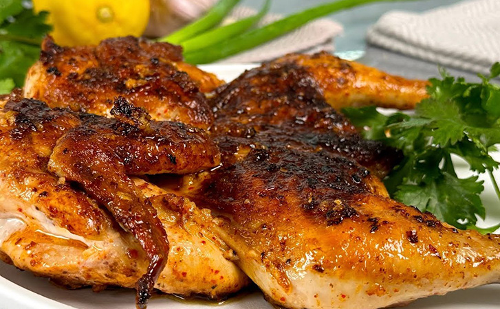 Как приготовить идеального цыпленка тапака: нужны всего лишь аджика и лимон
