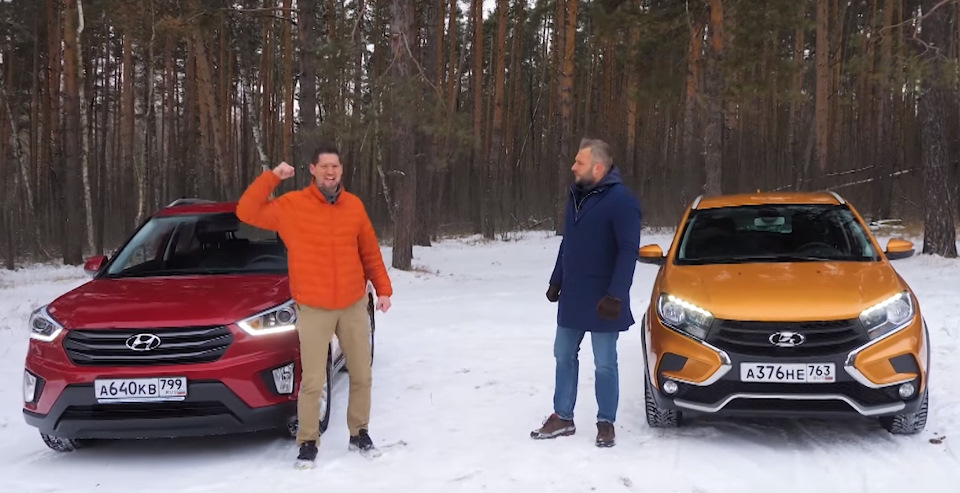 Вам красивее или иномарку? Сравнение Lada Xray Cross и Hyundai Creta