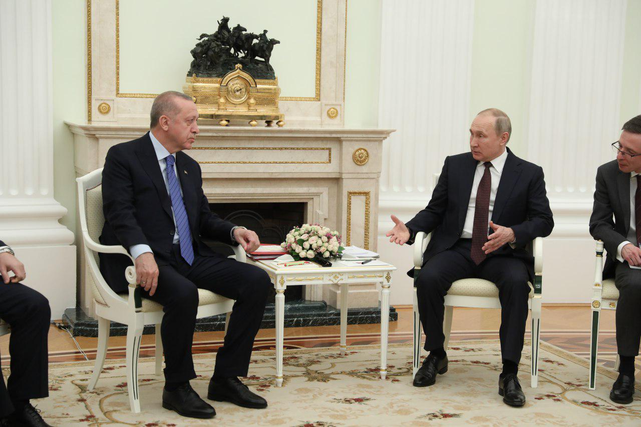 Встреча Владимира Путина и Эрдогана