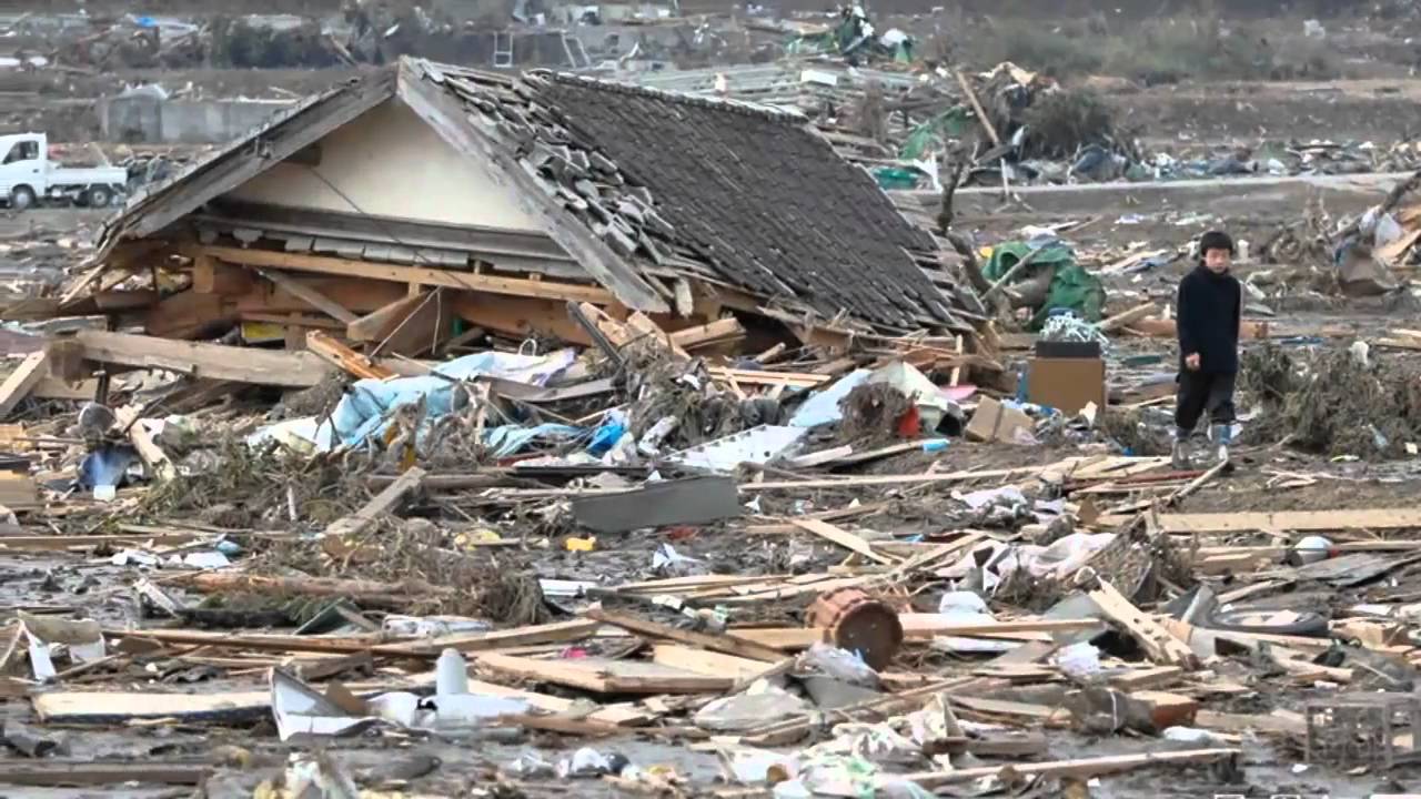 Видео землетрясения, которое было в Японии 11 марта 2011 года землетрясение,цунами,япония
