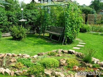 Площадка для отдыха на даче идеи