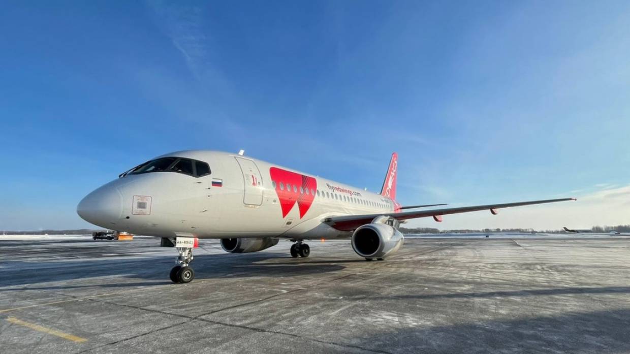 Первый самолет авиакомпании Red Wings поступил в Пермь для базирования