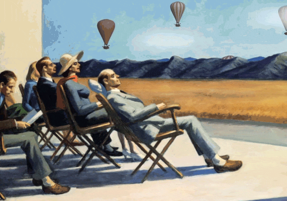 Orbitz, ожившие картины, Эдвард Хоппер, Edward Hopper