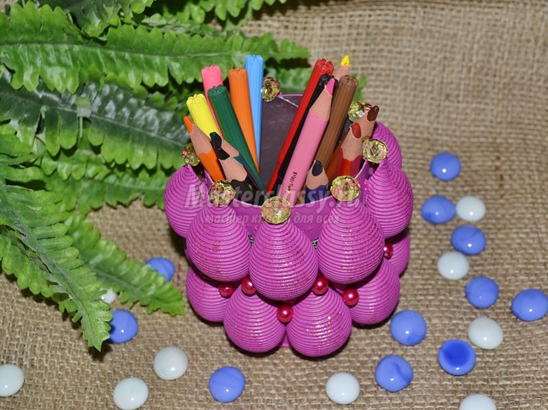 Создаём карандашницу — поделку из макарон своими руками Создаём карандашницу — поделку из макарон своими руками мастер-класс,поделки,рукоделие,своими руками,сделай сам,творчество
