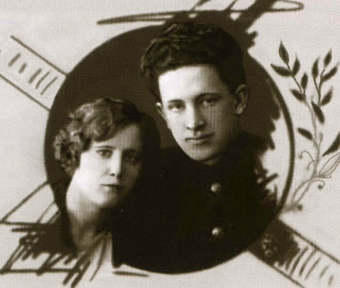 Юрий Андропов с первой женой.