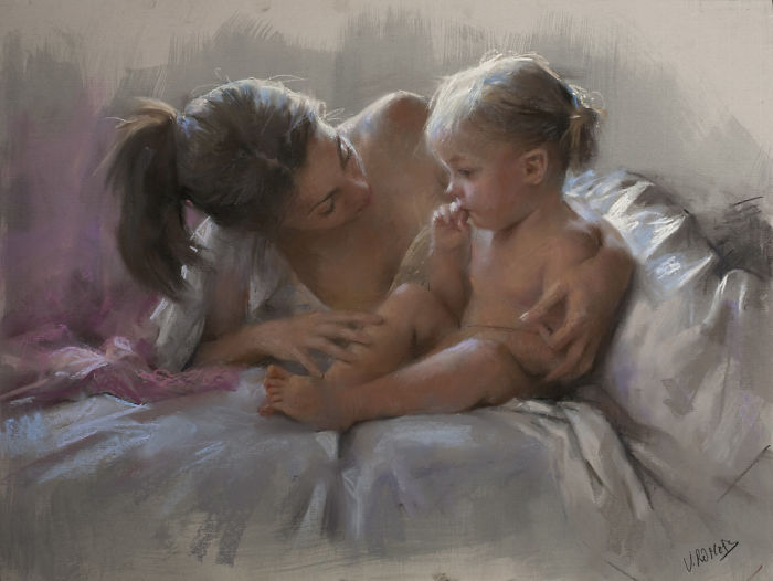 Красота и сила женщин в картинах Vicente Romero Redondo Красота и сила женщин