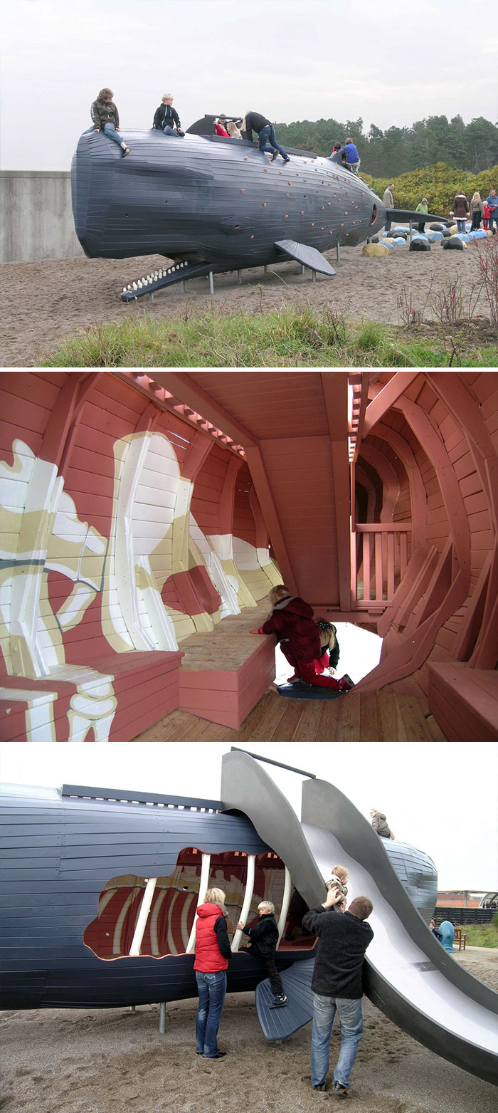 Детские площадки от датской компании, перед которыми не могут устоять даже взрослые детские площадки