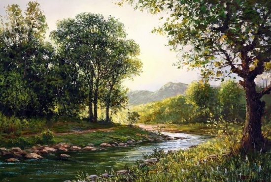 Моя любовь стала светлой рекой 