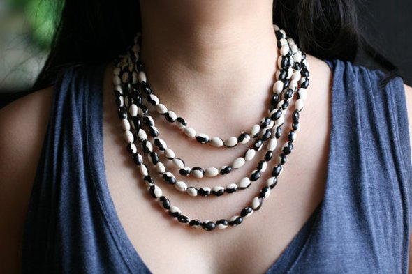 Бусы из Ничего — 25 фото идей для вдохновения Бусы из Ничего — 25 фото идей для вдохновения очумелые ручки